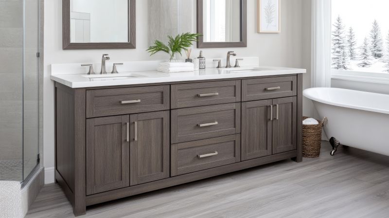 Double Vanity Installation